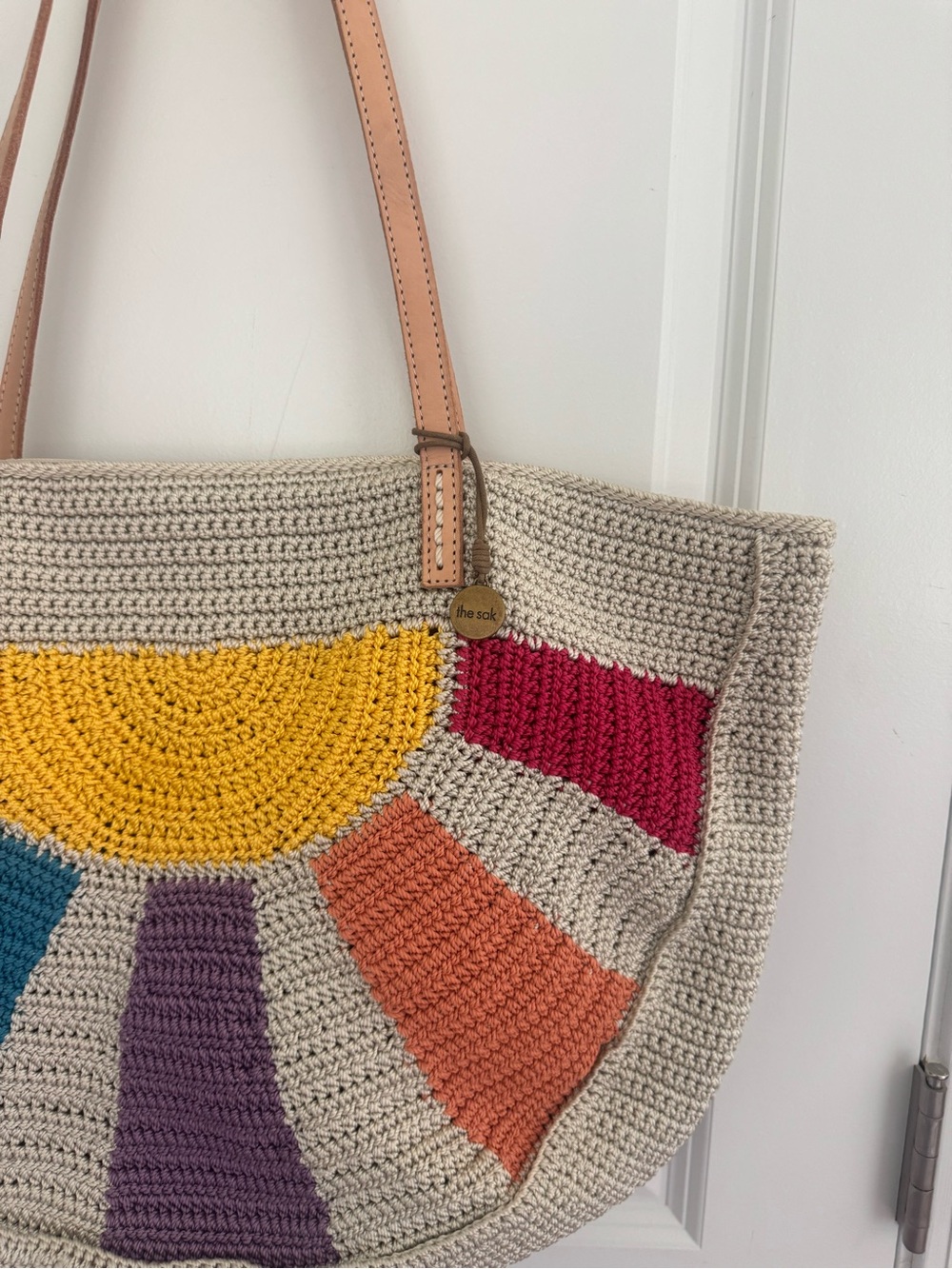 The Sak Faye Large Tote in Multi Sunbeam - Picture 5 of 16